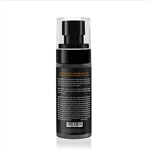 Men's Deodorizing Toner Spray for Balls 2 Fl Oz Pack - Cooling, Aluminum-Free Groin Care with Tea Tree & Jojoba Oil