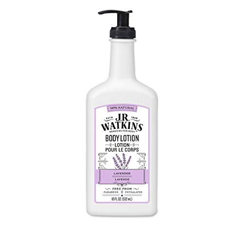J.R. Watkins Lavender Moisturizing Body Lotion 18 fl oz - Natural Hydrating Lotion with Pump