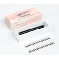 2D ultra speed Premade/promade Fans CC Curl 0.1 single Tray 13 mm (16 rows) - Long Stem Volume Eyelash Extensions black (2D CC 0.1 13mm)