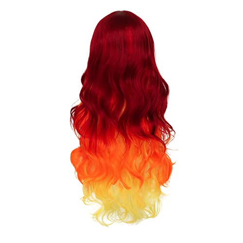 Colorful Long Curly Wavy Costume Wigs for Women - Halloween & Cosplay
