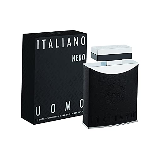 Armaf Uomo Nero Men’s Eau de Parfum Spray 3.4 oz | Masculine Spicy Woody Scent