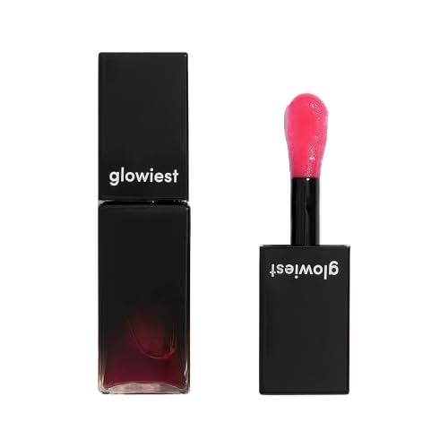 Glowiest Effortless Glow Lip Oil 001 Red Rose Hydrating & Plumping Lip Gloss