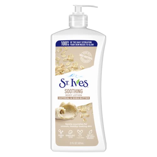 Moisturizing Hand & Body Lotion with Oatmeal & Shea Butter - Pack of 8, 21 fl oz