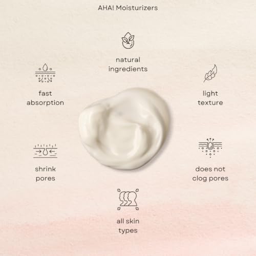 Natural AHA Moisturizer for Normal & Combo Skin with Organic Fruit Extracts