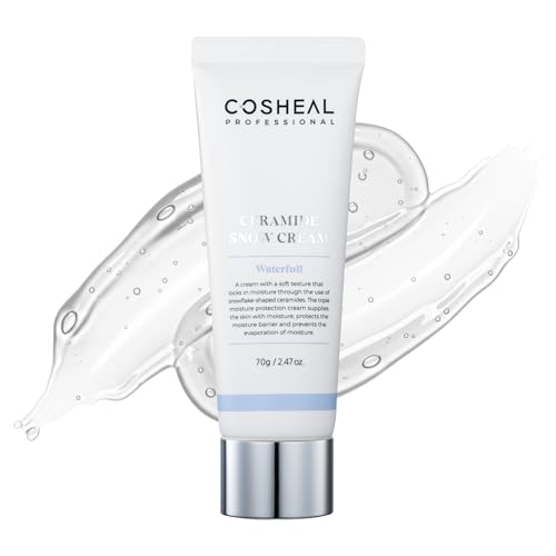 Ceramide Snow 2.47 oz, Cream Hydration & Skin Barrier Repair Gel Cream with Ceramide, Panthenol & Niacinamide, Provides Radiance & Moisture Protection, Hypoallergenic, Korean Skin care