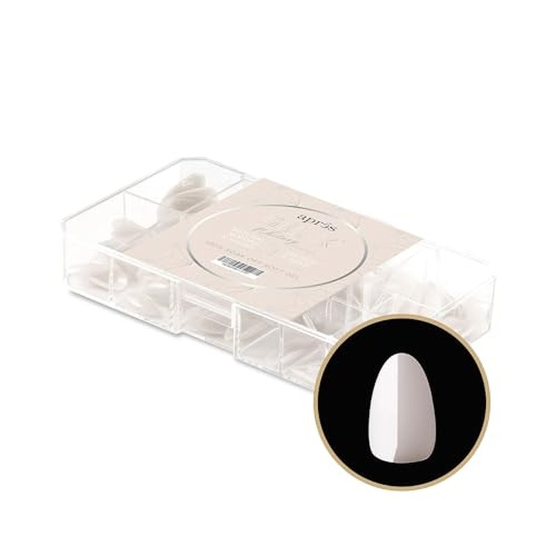 Apres Neutrals Gel-X Whitney Box Of Nail Tips, 11 Sizes 00-9, Soft Gel Tip Box (150pcs) (Natural Almond Extra Short, 150)