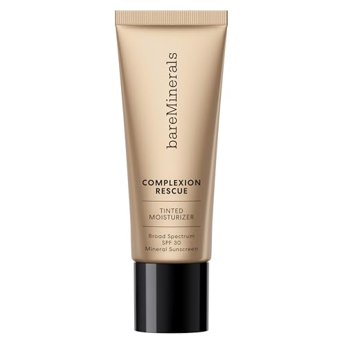 bareMinerals Complexion Rescue Tinted Moisturizer for Face with SPF 30, Full Size, Natural Pecan 05, Vegan, Cruelty-Free & Dermatologist-Tested