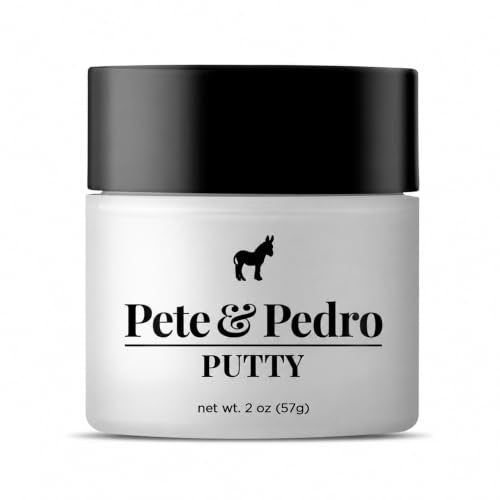 Pete & Pedro Hair Putty 2 oz. - Strong Hold, Matte Finish, Low Shine Styling Clay