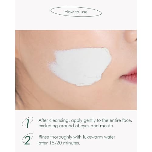 SanDaWha SKINCURE Vegan Seaweed Mud Mask, Korean skincare Blackhead Remover Clay Mask for Pore Cleansing with Kaolin & Bentonite, Oil Control & Gentle Exfoliation, 3.5oz