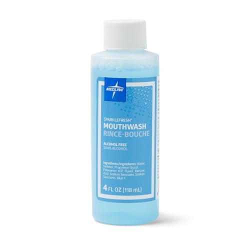Alcohol-Free Mouthwash with Mint - 4 oz Bottle, Pack of 60