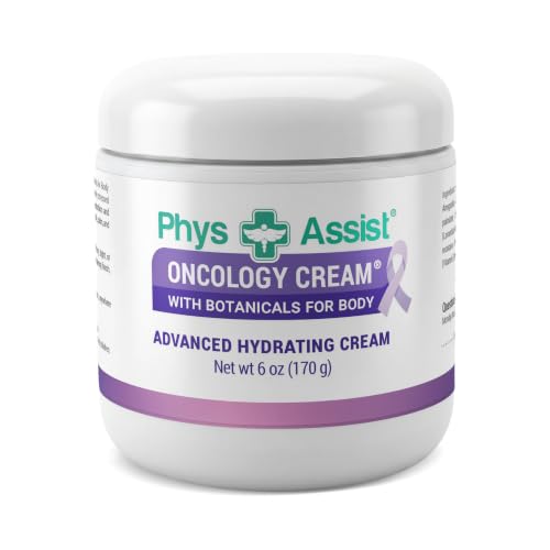 PhysAssist Oncology Cream for Chemo & Radiation Skin Relief - 6oz Jar - Sensitive & Non-Irritating