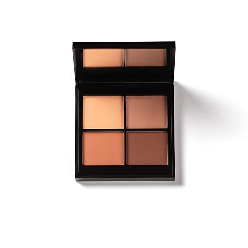 Bombay Rose Quad Eyeshadow Palette - Warm Tones, 4 Matte Shades by Phase Zero