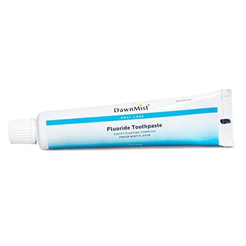 Fluoride Toothpaste Tube 1.5 oz Pack of 144 with Mint Flavor - Sensitive Safe