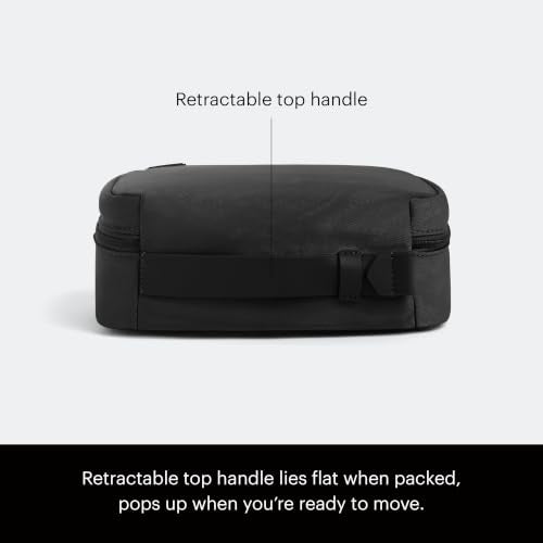 Away Small Waterproof Toiletry & Cosmetic Organizer Bag - Jet Black