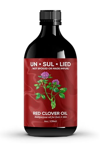 Un·Sul·lied Red Clover Multipurpose Hair & Skin Oil - 4 oz Natural Treatment