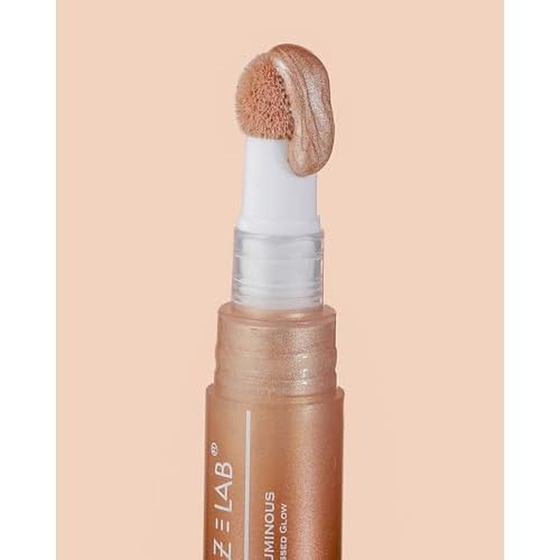 Angelo Glow Liquid Highlighter Wand Champagne ? Buildable Illuminating Makeup Stick for Face and Body ? Radiant Finish ? 6ML/0.21FL.OZ£¬PACK OF 1