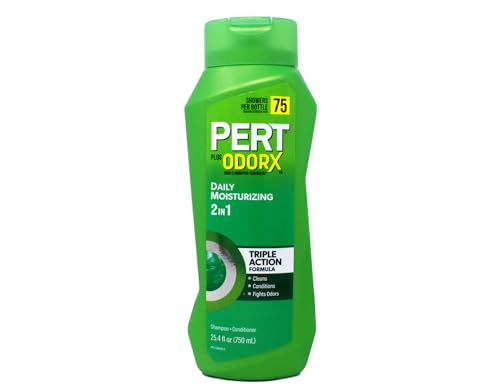 Men's 2-in-1 Shampoo and Conditioner for Normal Hair - Medium, 25.4 oz Bottles (Pack of 4)
