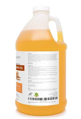 Velona Rice Bran Oil 64 fl oz - Expeller Pressed & Refined for Cooking & Skin Care - Pack of 1
