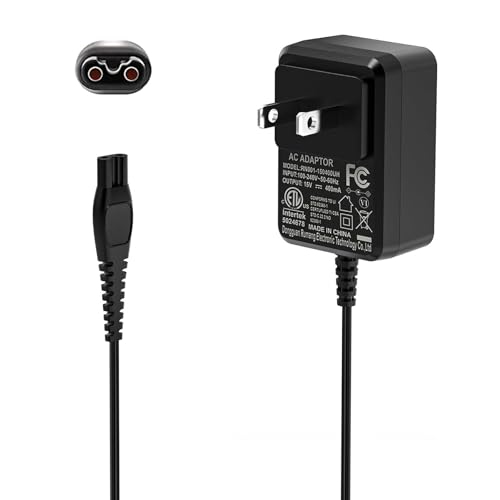 15V AC Charger Compatible with Philips Norelco Series mg7750 Electric Shaver Razor,Aquatec,Arcitec,Multigroom Beard Trimmer Adapter