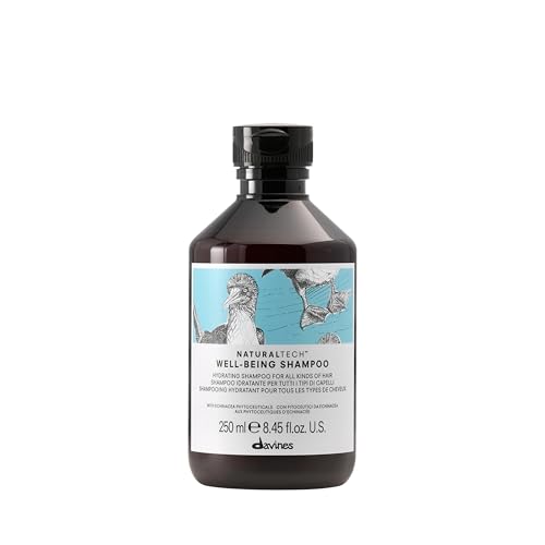 Davines Naturaltech Wellbeing Shampoo - Gentle Daily Hair Cleanser for All Hair Types