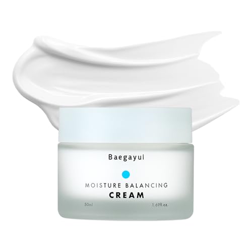 Moisture Balancing Calming Face Moisturizer with Cica & Ceramides - 48H Hydration, Non-Sticky, Korean Beauty