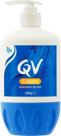 Hydrating QV Cream 500g Pump Bottle for Sensitive Skin - Made in Australia