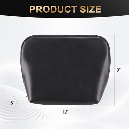 dadop Travel Makeup & Toiletry Bag, Large Waterproof Cosmetic Bag Organizer With 28 Pocket & Adjustable Compartments & 4 Brush Holders