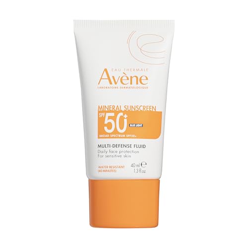 Avène Mineral Sunscreen Multi-Defense Fluid SPF 50+ (Fragrance-Free) – Face & Neck