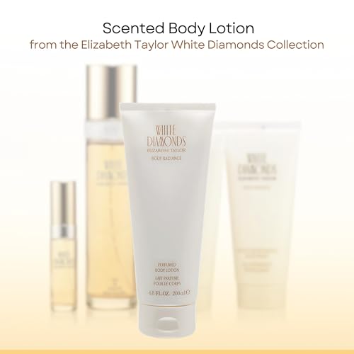 Elizabeth Taylor White Diamonds Body Lotion for Women 6.8 Oz - Fragrance & Skin Moisturizer