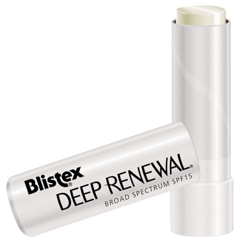 Deep Renewal Anti-Aging Lip Balm Pack of 6 with SPF 15 - Moisturizes & Softens Lips