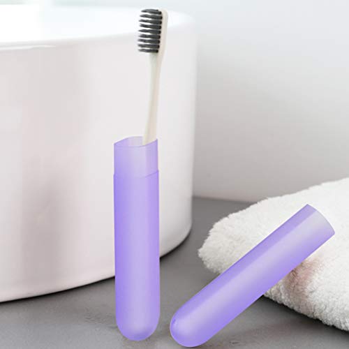 48PCS Travel Toothbrush Holder Case - Eco-Friendly Safe Storage for Travel Bathroom