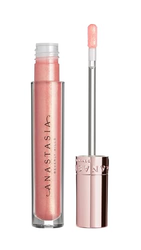 Lip Gloss Peachy - Luminous Tinted High Shine Volumizing Lip Shine with Vanilla Scent