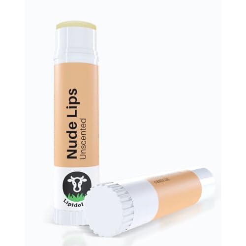 Organic Nude Tallow Lip Balm, Unscented, 4.25 g