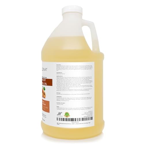 velona Apricot Kernel Oil 64 fl oz | 100% Pure and Natural Carrier Oil | Refined, Cold Pressed | Hair, Body and Skin Care | Use Today - Enjoy Results