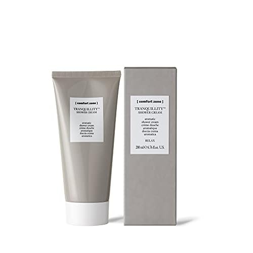 Comfort Zone, Tranquillity Aromatic Shower Cream, Hydrating Cleanser That Delicately Scents, For All Skin Types, 6.76 Fl. Oz