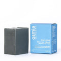 Black Clay Facial Soap Bar - Australian Clay & Dead Sea Mud - 2.25 oz