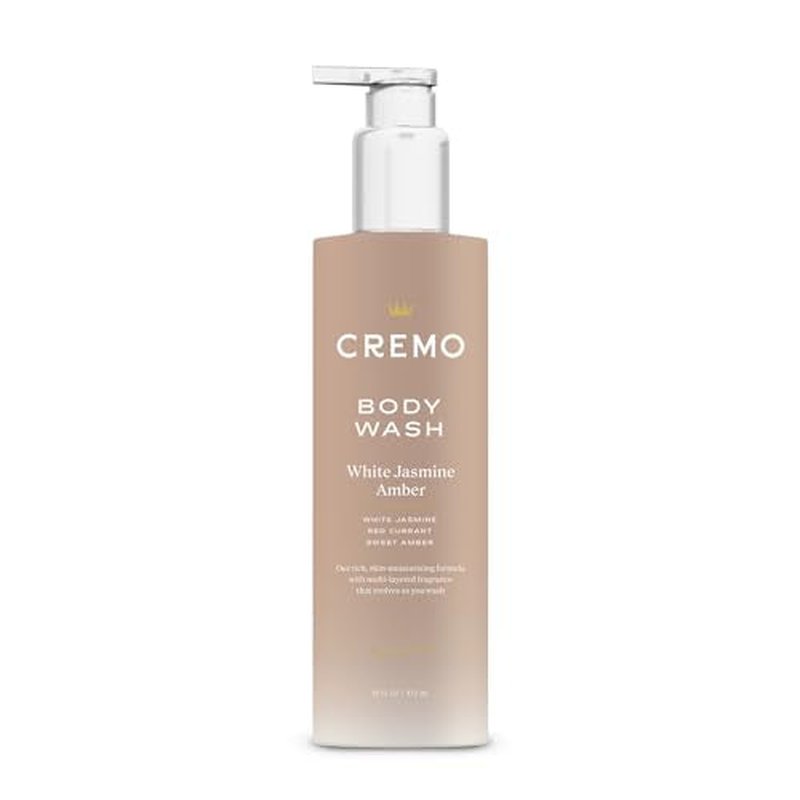Cremo Italian Bergamot Men's and White Jasmine Amber Women's Body Wash Bundle, 16 Fl Oz Each
