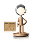Rechargeable Cordless Desk Lamp - Beech Wood Touch Dimmable Nightstand Light