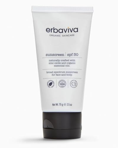 Mineral Sunscreen SPF 30 - Reef Safe, Hydrating, Organic Aloe & Oils 2.5 oz