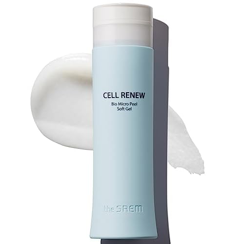 THESAEM Facial Soft Peeling Gel - Natural AHA+BHA Korean Enzyme Exfoliating Scrub for Dead Skin Cells, Face Exfoliator, Skin Turnover, Cell Renew Bio Micro Peel Soft Gel, 5.41 fl.oz.