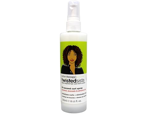 Twisted Sista 30 Second Curl Spray - Clear Scent, 8 Fl Oz - Curly Hair Styling