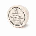 Taylor of Old Bond Street Natural Shaving Cream Bowl | suitable for sensitive skin | fragrance free | creates a rich lather for a smooth shave | luxury shave cream to soften & moisturise | 150g