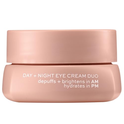 ITK Skincare Day +Night Undereye Cream Duo -AM Day Cream With Vitamin C + Caffeine To Depuff Under Eyes + Brighten Skin- PM Night Cream With Ceramides+ Ginger Root Extract For Anti Aging Deep Moisture