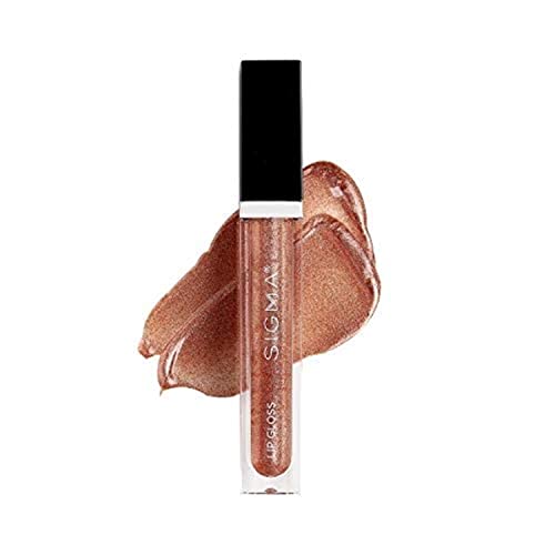 Sigma Beauty Moisturizing Tinted Lip Gloss Earthy Rose Shimmer - Cor-De-Rosa
