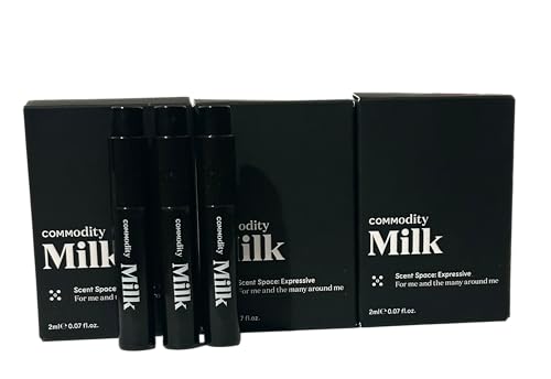 Unisex Perfume Set - Commodity Milk EDP Mini Vials 2ml, Pack of 3