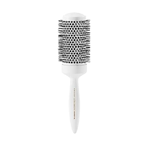 Cricket Ultra Smooth Coconut Thermal Hair Brush ? 2¡± Ceramic Barrel, Coconut Oil and Keratin-Infused, Anti-Static Heat-Resistant Bristles, Textured Handle for Styling All Hair Types