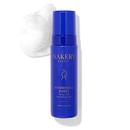 Nakery Ocean Burst Hair Foam - Volumizing Mousse for Curly & Straight Hair