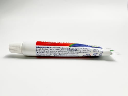 Cydioa 100 Pack Mini Mint Toothpaste Tubes 0.35oz Travel Size Bulk