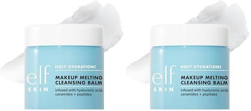 e.l.f. Holy Hydration! Unscented Makeup Melting Cleansing Balm Jumbo Pack of 2