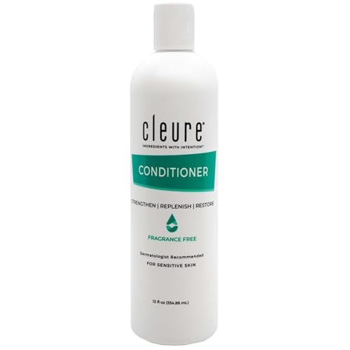 Hydrating Fragrance-Free Conditioner for Sensitive Hair - 12 oz - Hypoallergenic, Sulfate-Free, Gluten-Free